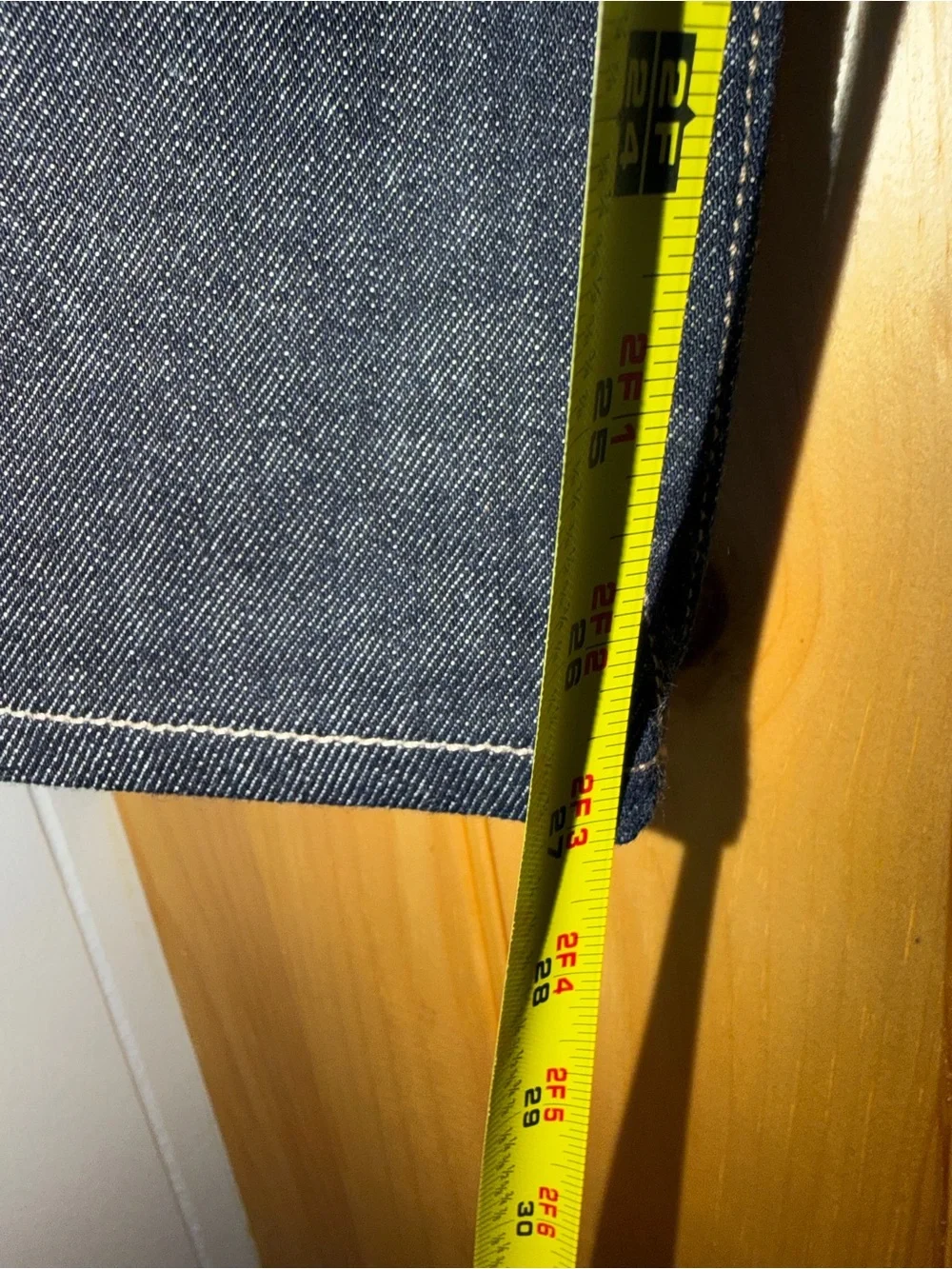 True Religion Geno Slim Raw Denim Jeans Selvedge Side Stripe Made In USA-Mens 30